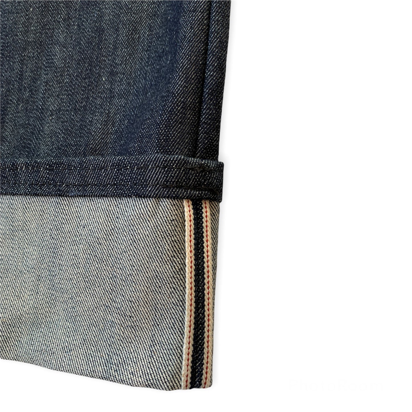 wide leg selvedge denim